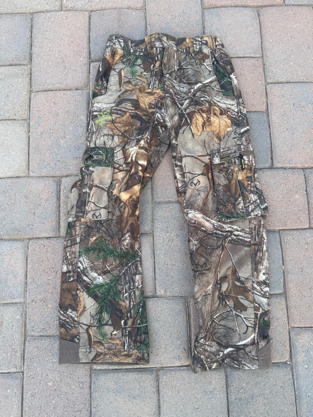 RealTree Edge Insulated Hunting Pants Youth Small Microban Camo